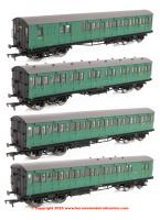 E86024 EFE Rail LBSCR 54ft 'Isle of Wight' 4-Coach Pack BR (SR) Green